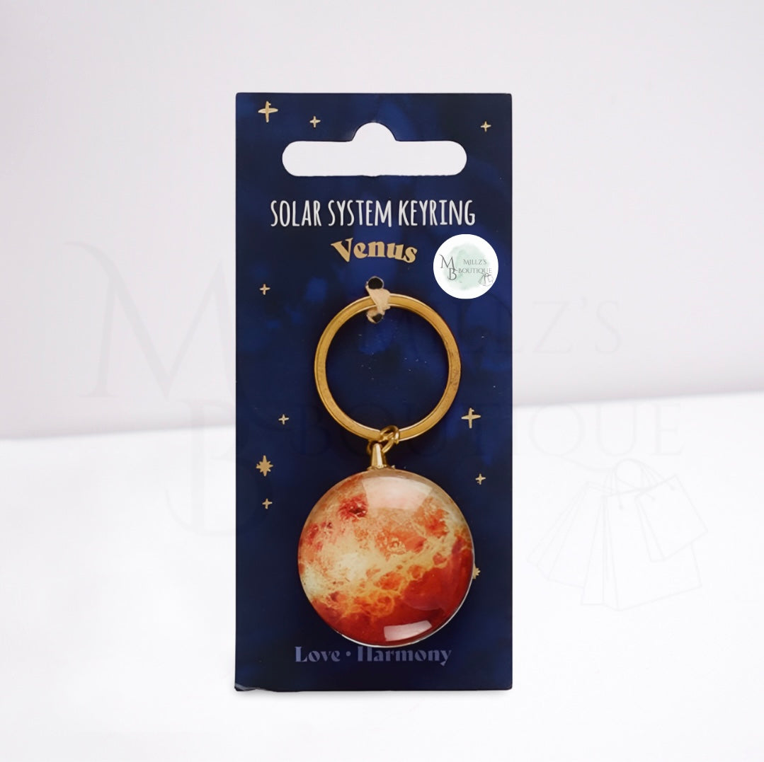 Venus Solar System Keyring
