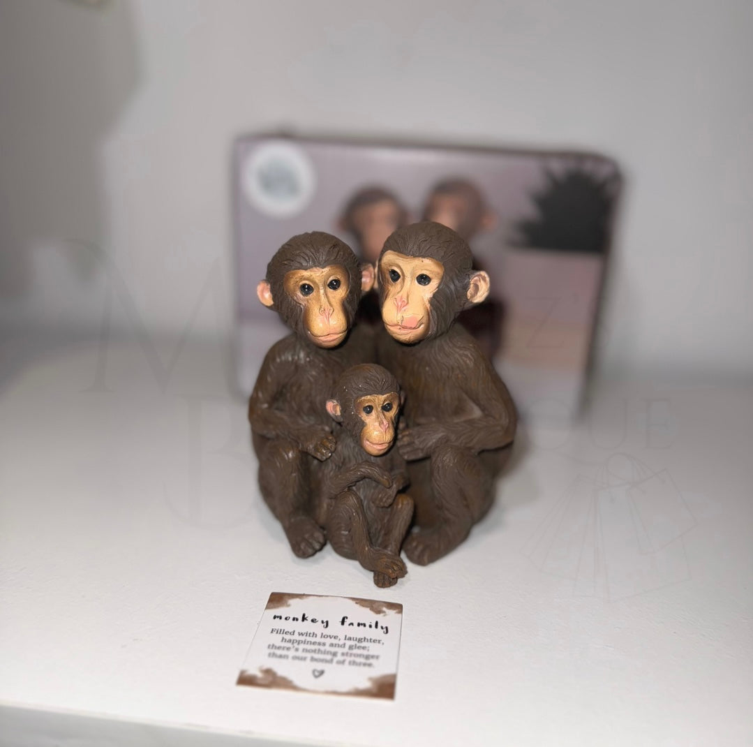 Just The Tree Of Us Monkey Family Ornamement