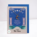 The Moon Celestial Amethyst Necklace Greeting Card
