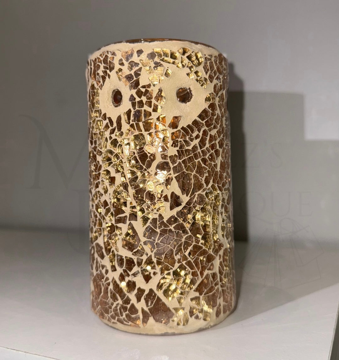 Gold Pillar Crackle Burner