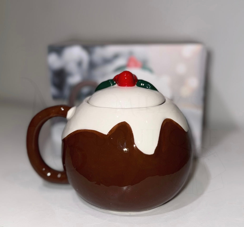 Christmas Pudding Shaped Mug