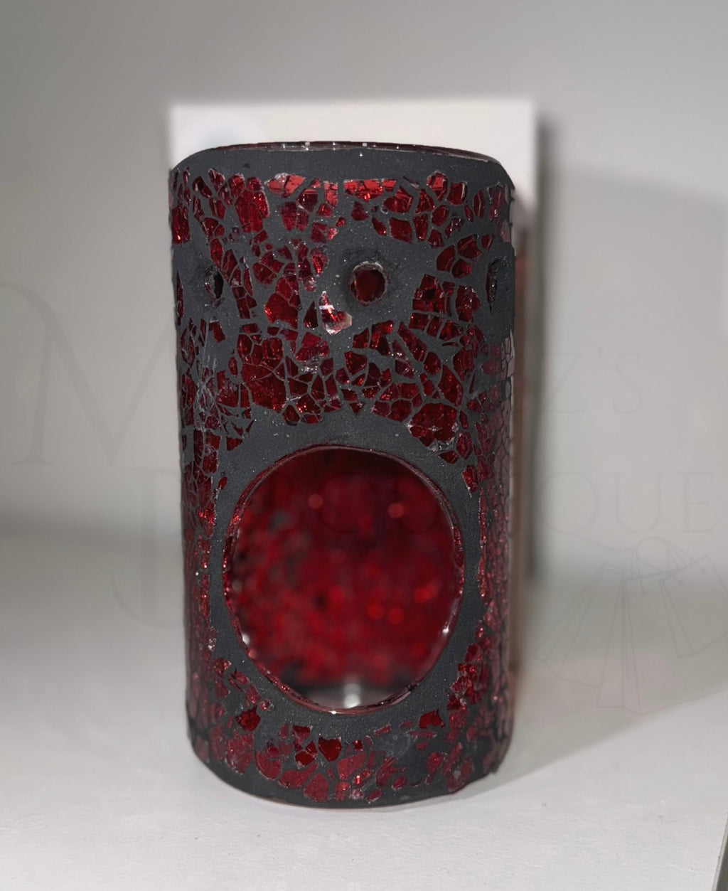 Red Pillar Crackle Burner