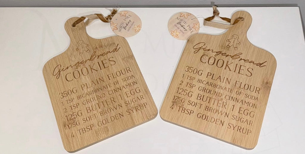 Gingerbread Cookies Bamboo Serving Board
