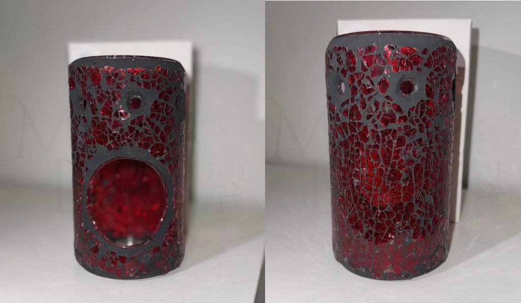 Red Pillar Crackle Burner