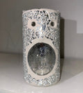 Silver Pillar Crackle Burner