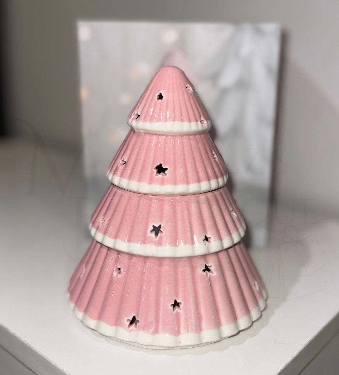 Pink Christmas Tree Burner