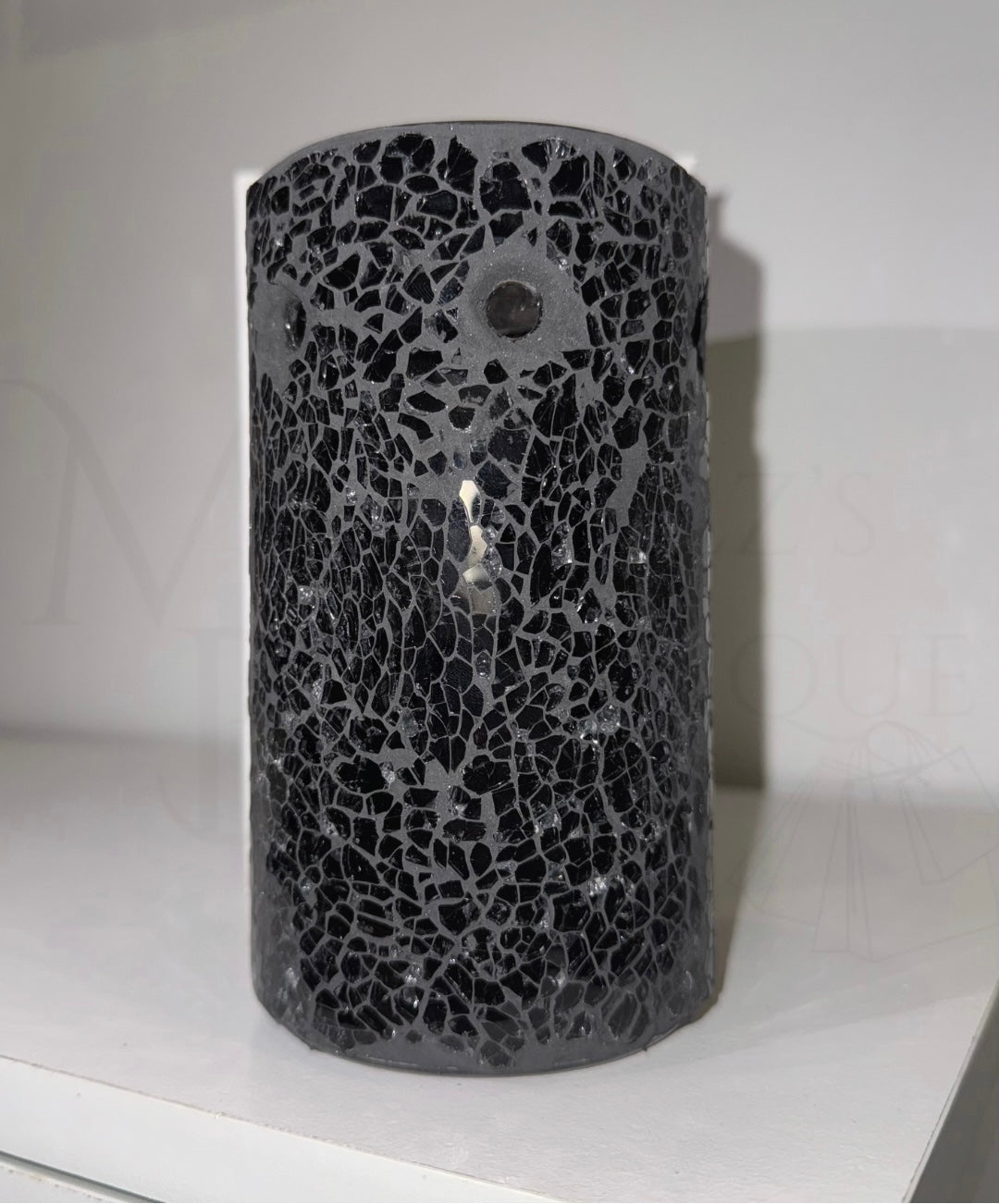 Black Pillar Crackle Burner