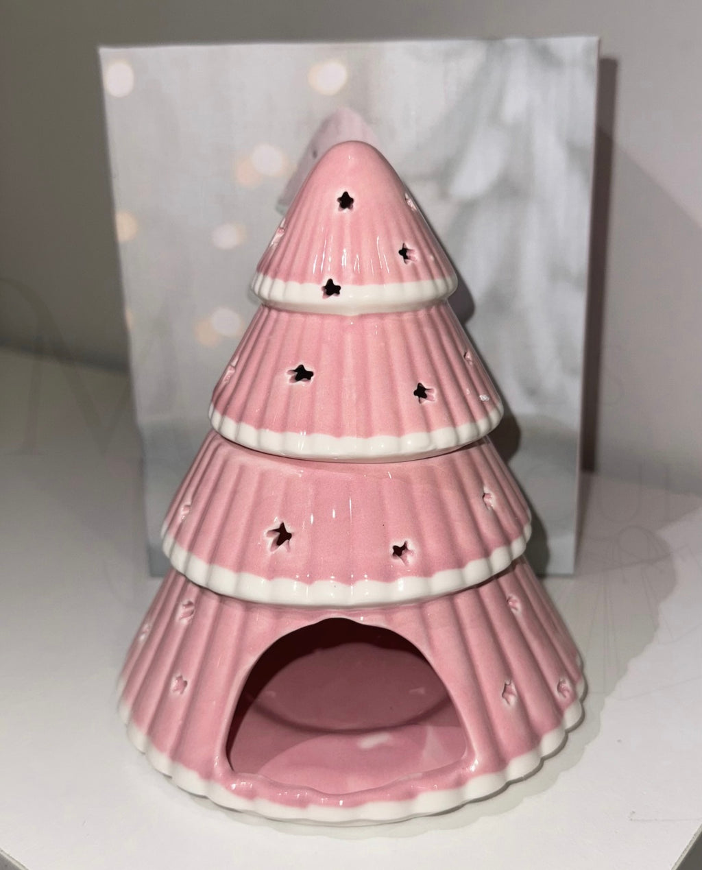 Pink Christmas Tree Burner