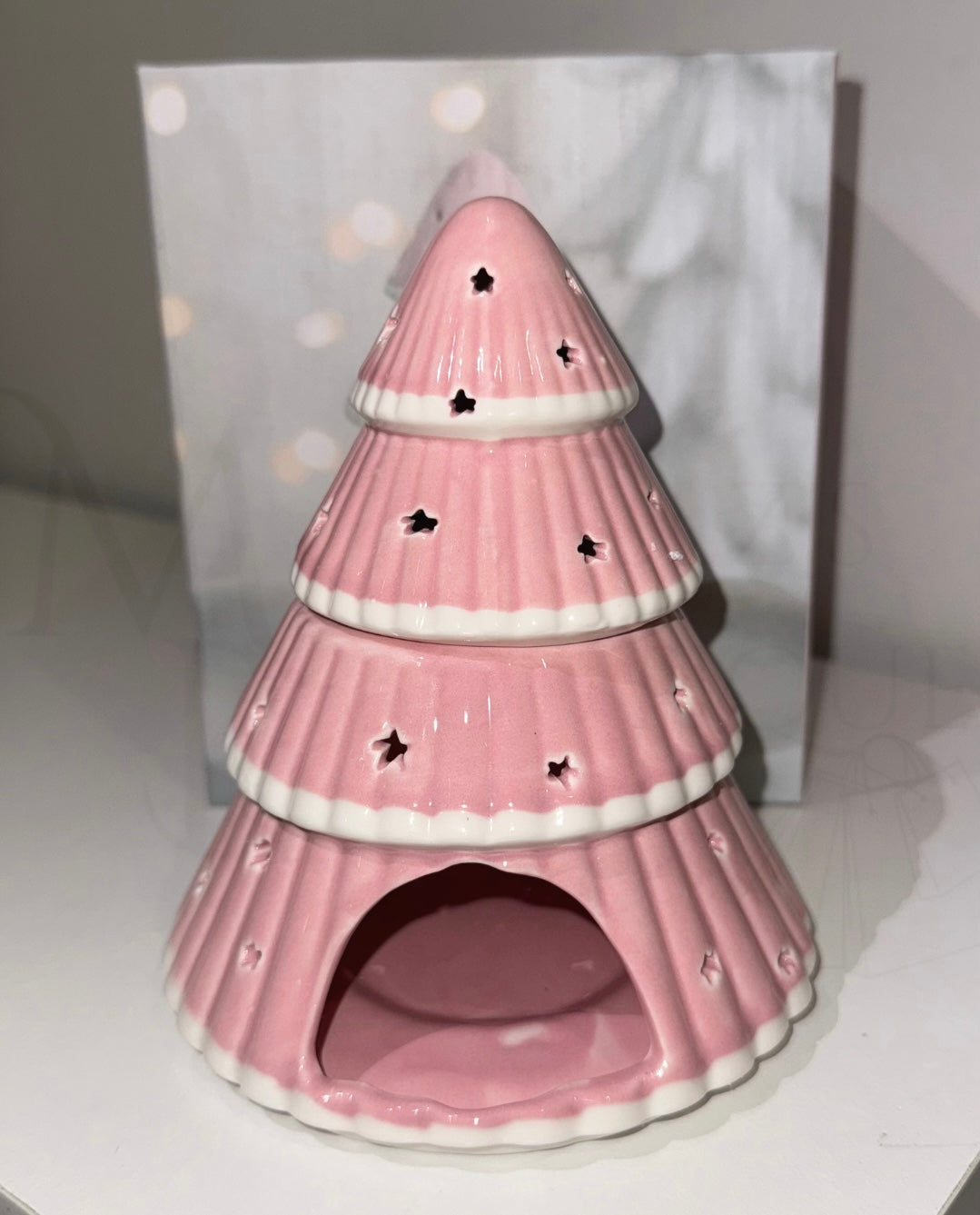 Pink Christmas Tree Burner
