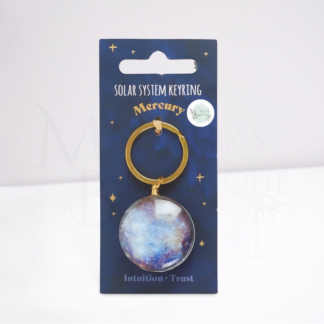 Mercury Solar System Keyring
