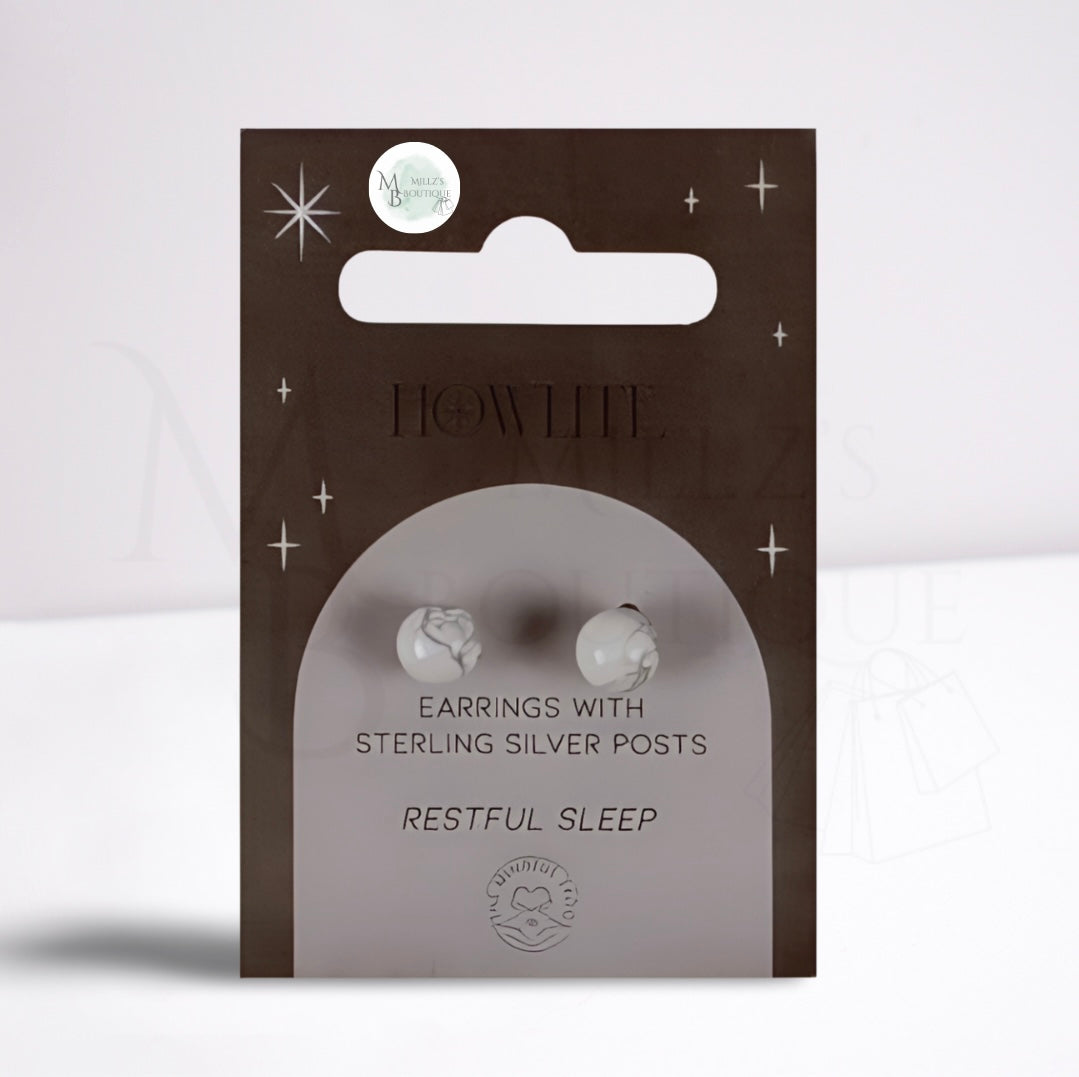 Howlite Crystal Earrings