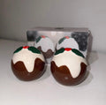 Christmas Pudding Salt & Pepper Shakers