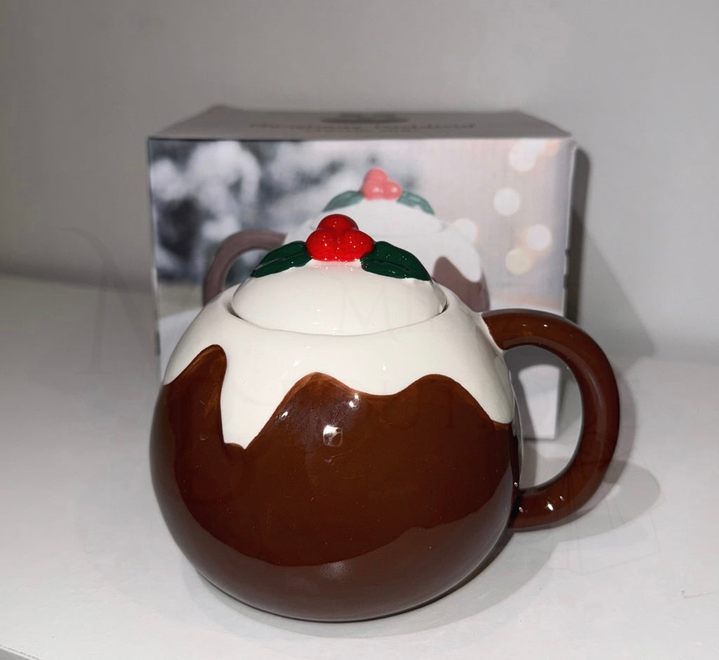 Christmas Pudding Shaped Mug