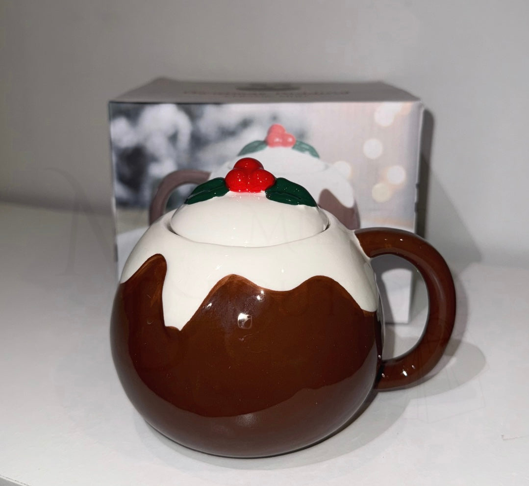 Christmas Pudding Shaped Mug
