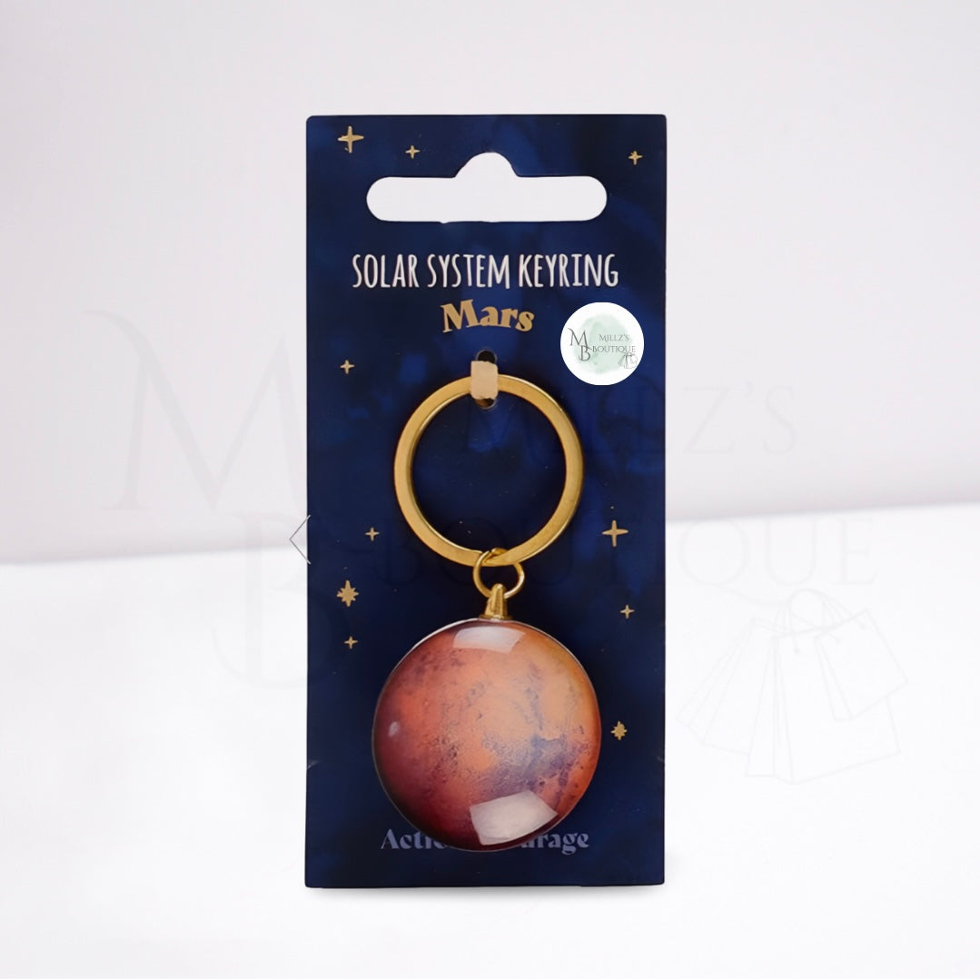 Mars Solar System Keyring