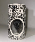 Pillar Gunmetal Grey Crackle Burner