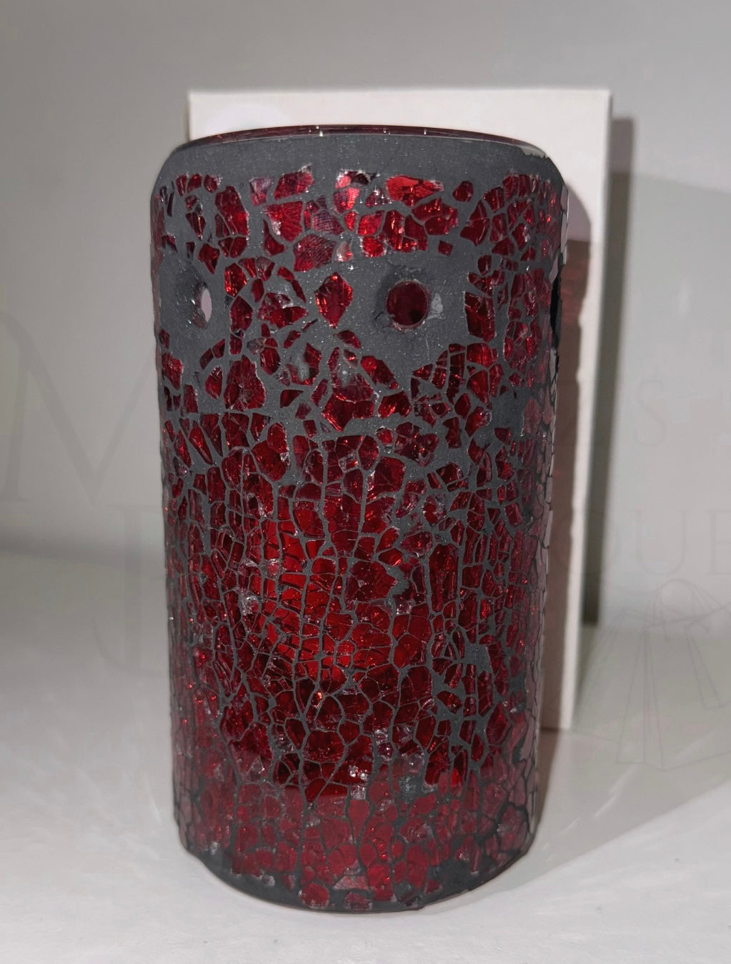Red Pillar Crackle Burner