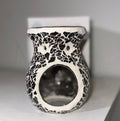 Small Gunmetal Grey Crackle Burner