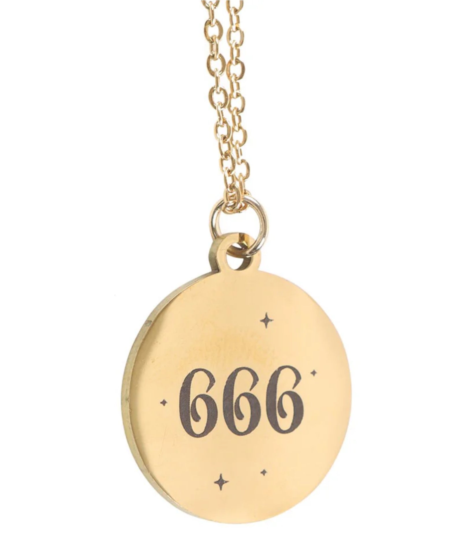 666 Angel Number Necklace - Reflection