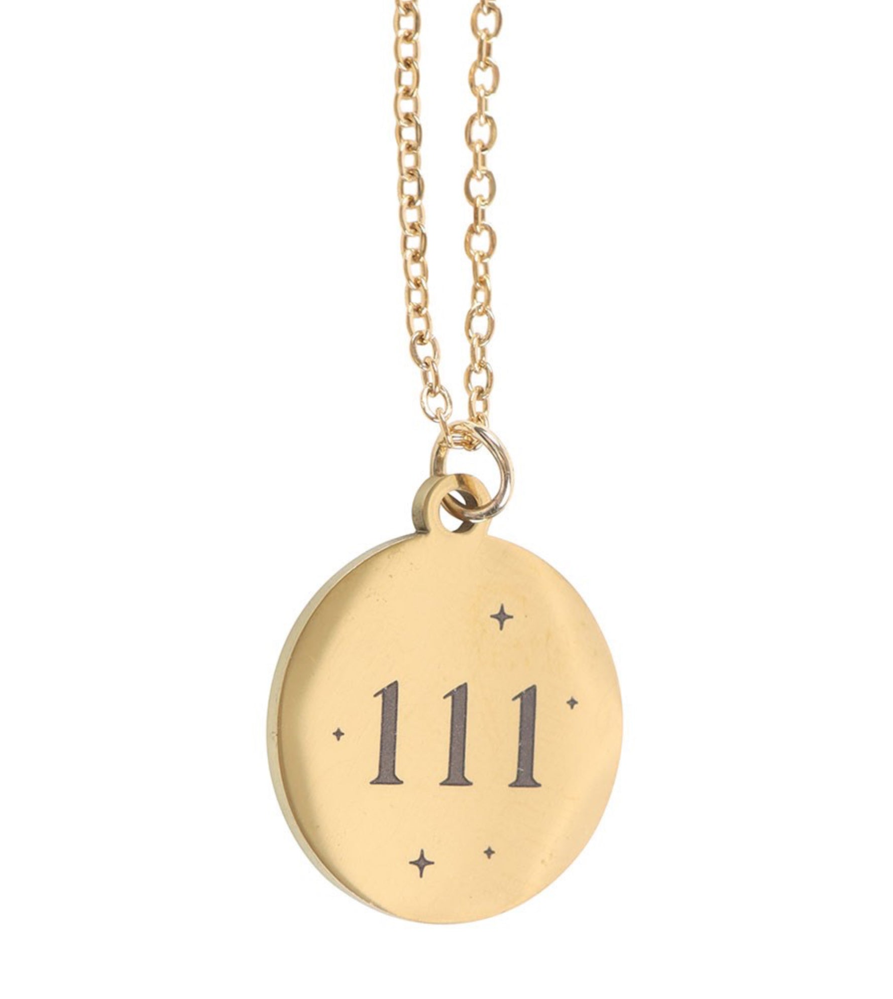 111 Angel Number Necklace - Intution