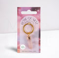Rose Quartz Crystal Keyring