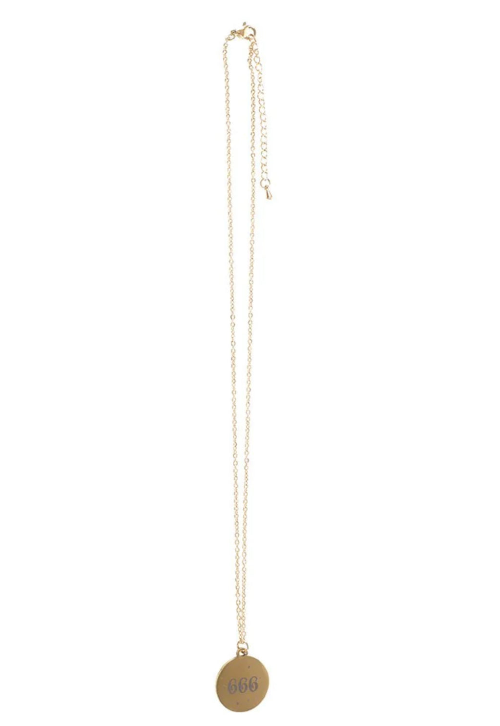 666 Angel Number Necklace - Reflection