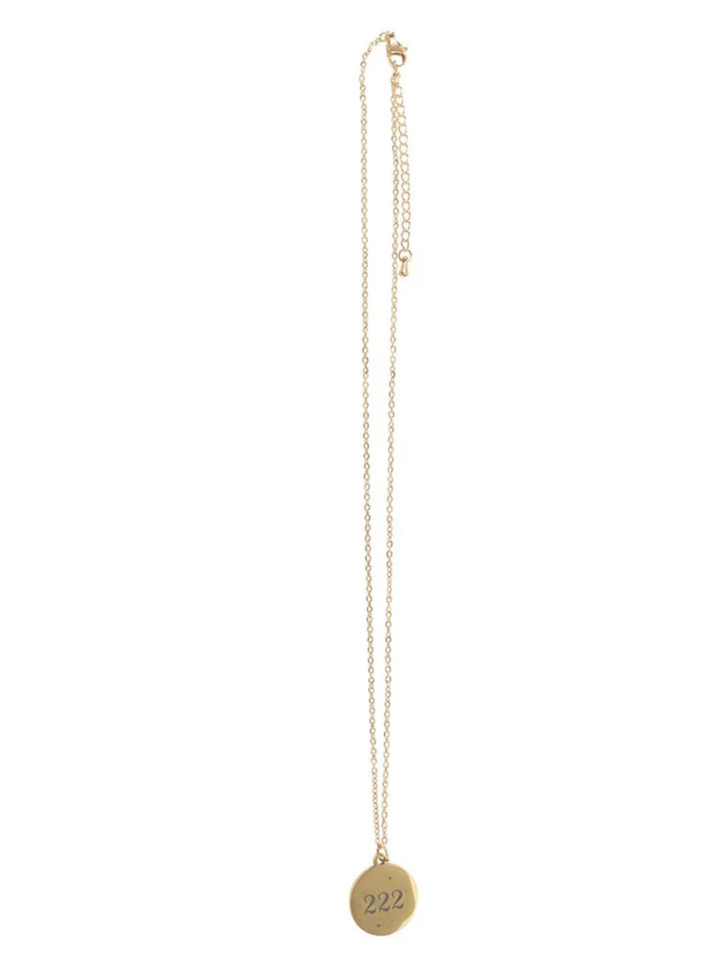 222 Angel Number Necklace - Alignment