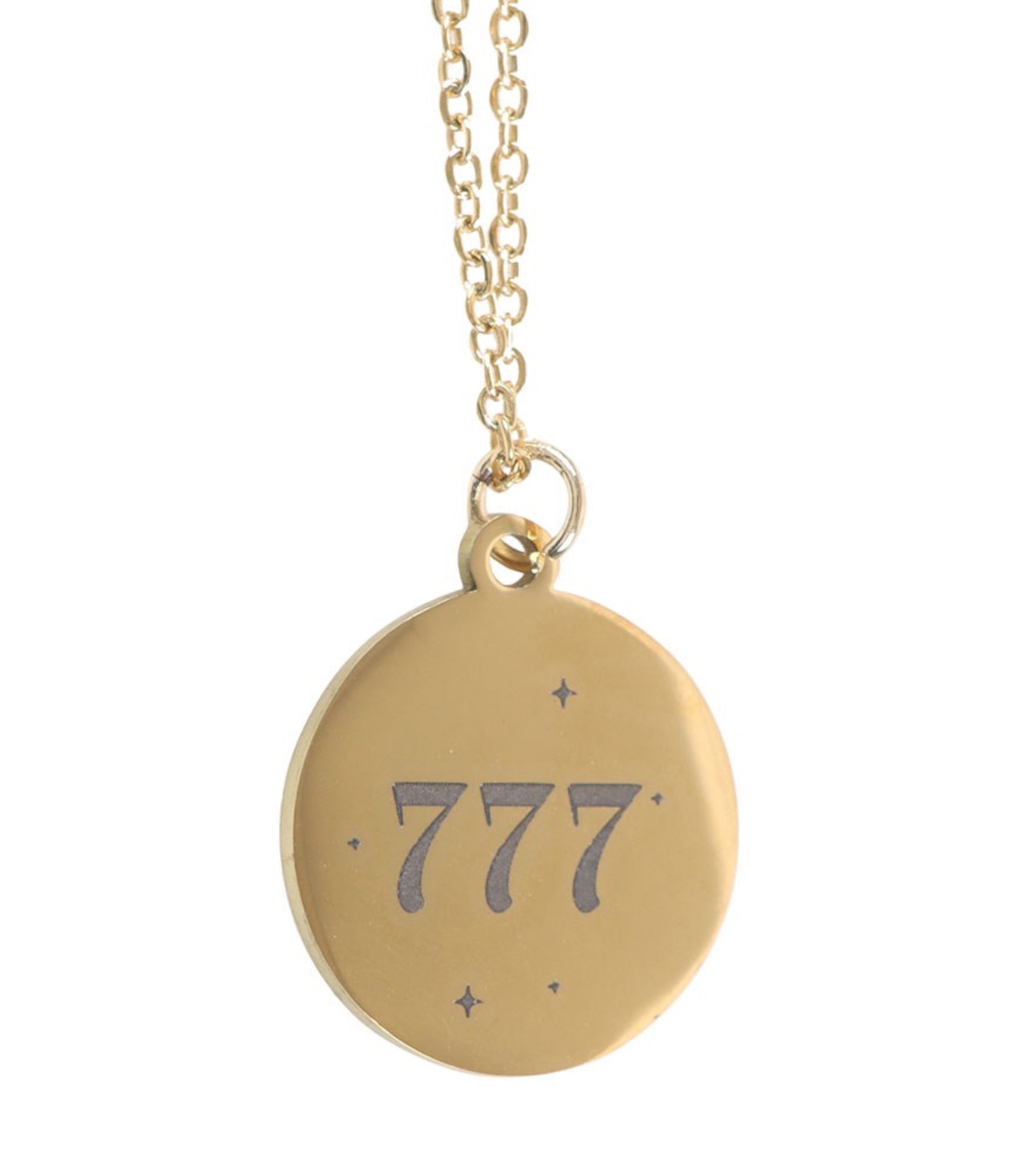 777 Angel Number Necklace - Luck