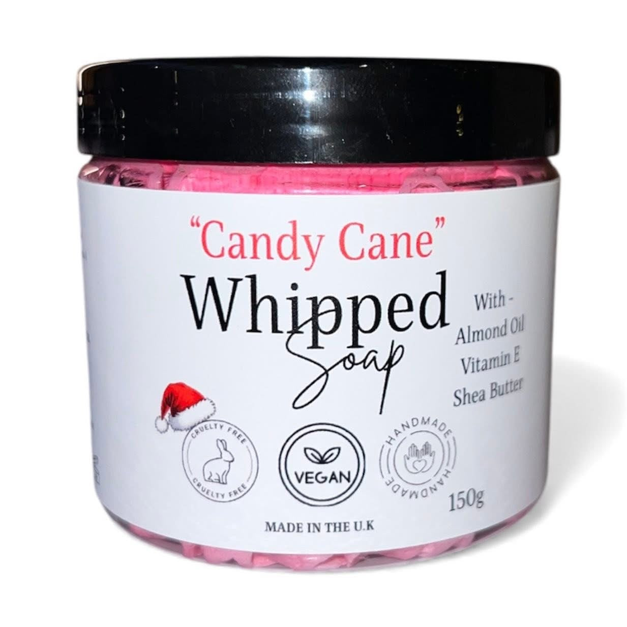 Candy Cane Whipped Soap